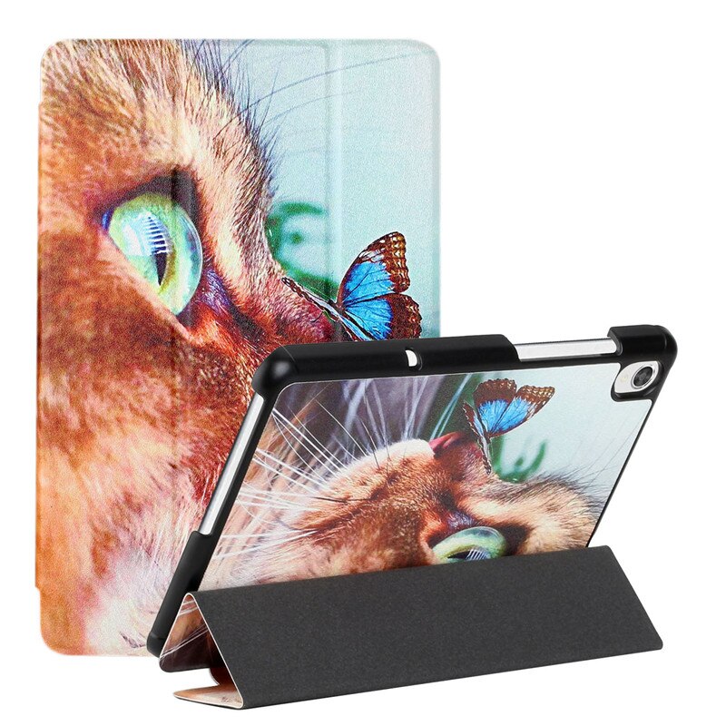 Nettbrettdeksel til lenovo smart tab  m8 tabm 8 hd fhd tb -8505x 8505f 8705f etui cute cat tiger wolf malt for lenovo  m8 etui deksel: Mhd