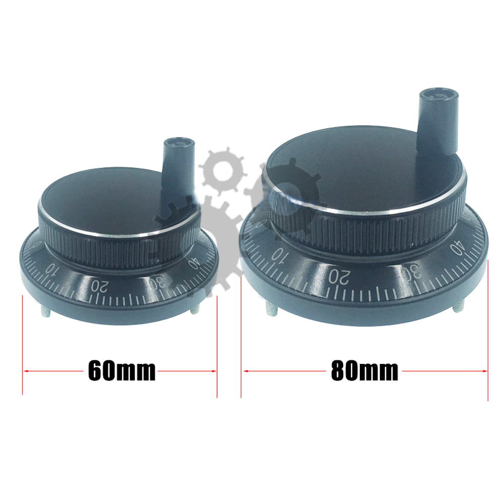 Cnc Machine Grinding And Milling Machine Engraving Machine 60mm/80mm Electronic Handwheel Encoder Hand Pulse Generator Mpg