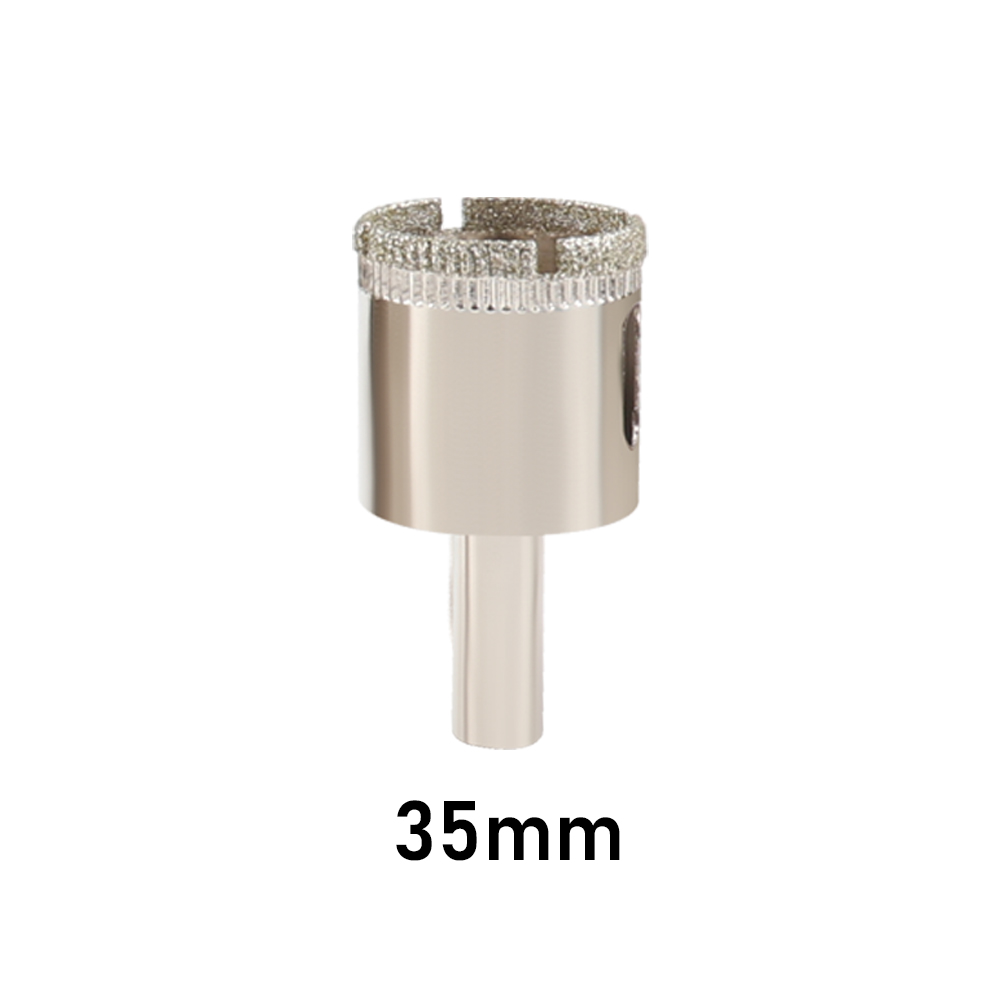 1Pc 3-100mm Sega a tazza per vetro Punte da trapano rivestite diamantate corona di perforazione per utensili elettrici in ceramica di marmo per piastrelle: esercito verde