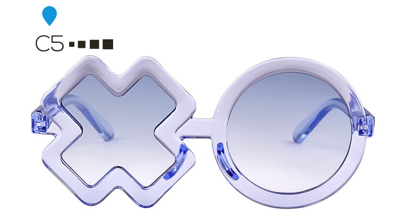 Sorvino børn xo form runde solbriller vintage brand 90s festival søde toddler børn solbriller nuancer  sp132: C5