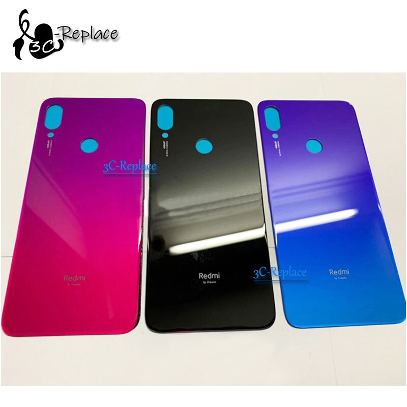 6.3 inch For Xiaomi Redmi Note 7 / Redmi Note7 Pro Global Version Back Battery Cover Door Housing case Rear Glass parts