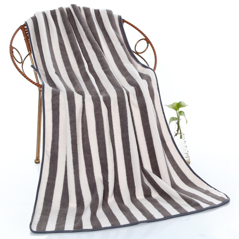 Grote Badhanddoek Volwassen Gezicht Badhanddoek Streep Strandlaken Mannelijke Vrouwen Absorberende Handdoeken Reizen Sport Spa Badkamer Zwembenodigdheden: 70x140cm / 31 #