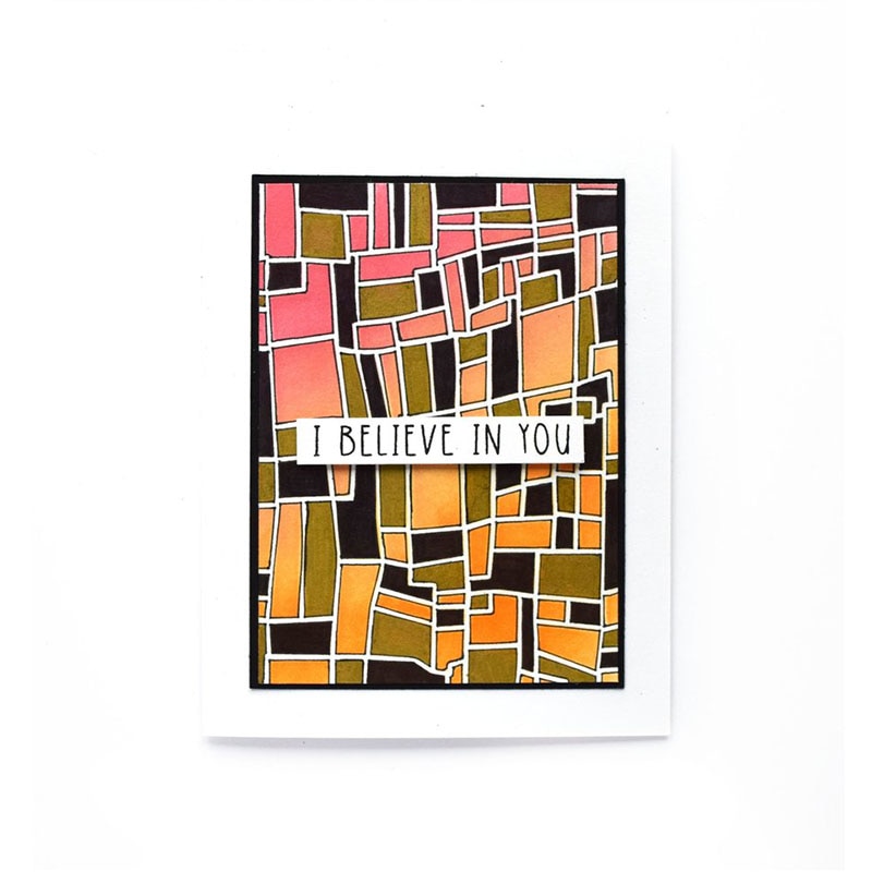 Irregular Blocks Plastic Stencil for DIY Scrapbooking Embossing Drawing Paper Cards Decorative Handmade Crafts Templates Sheet