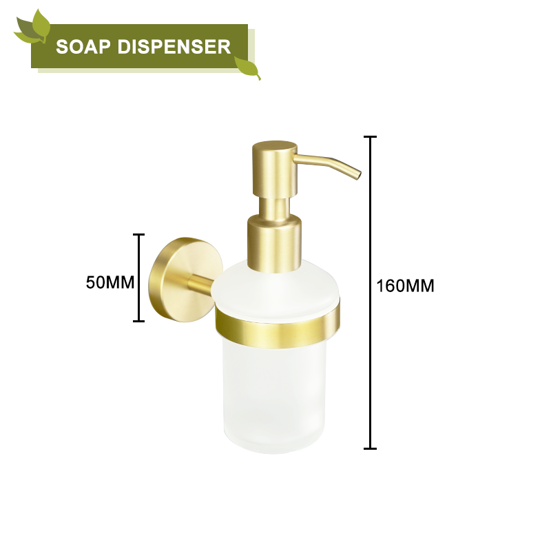 Accesorios de baño de oro cepillado, soporte de toalla, soporte de taza, colgador de anillo de toalla, soporte de papel, soporte de cepillo de inodoro, gancho para abrigo: naranja