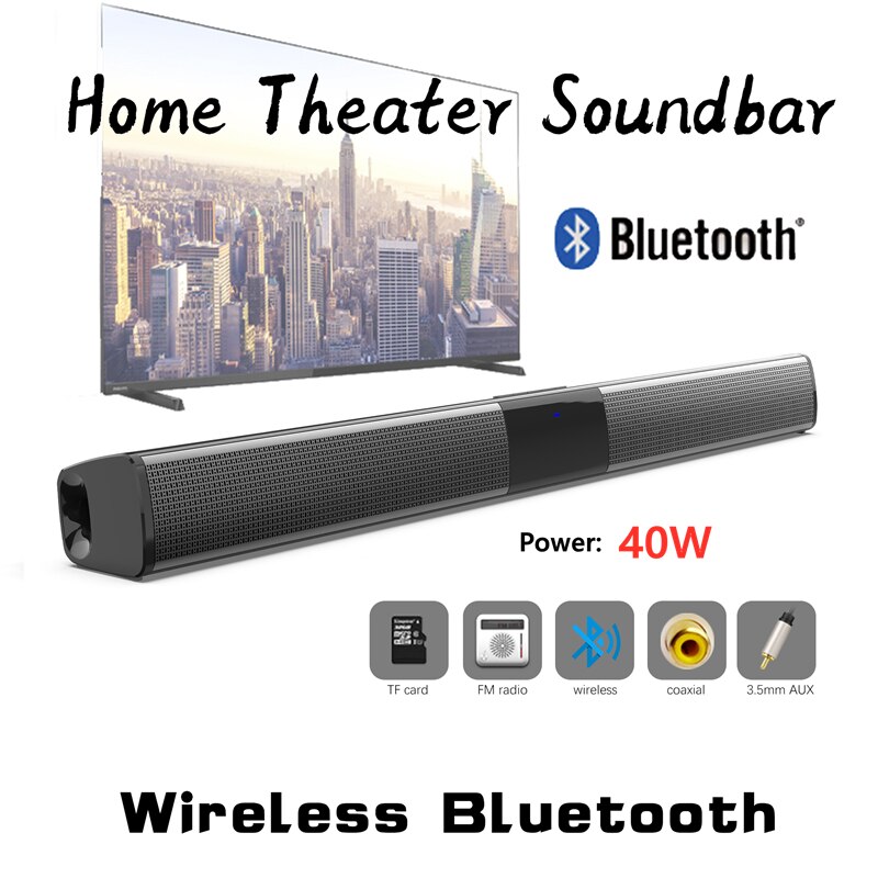 Tv Soundbar Bedrade En Draadloze Bluetooth Speakers Home Surround Soundbar Voor Pc Home Theater Restauran Tv Speaker Caixa De Som