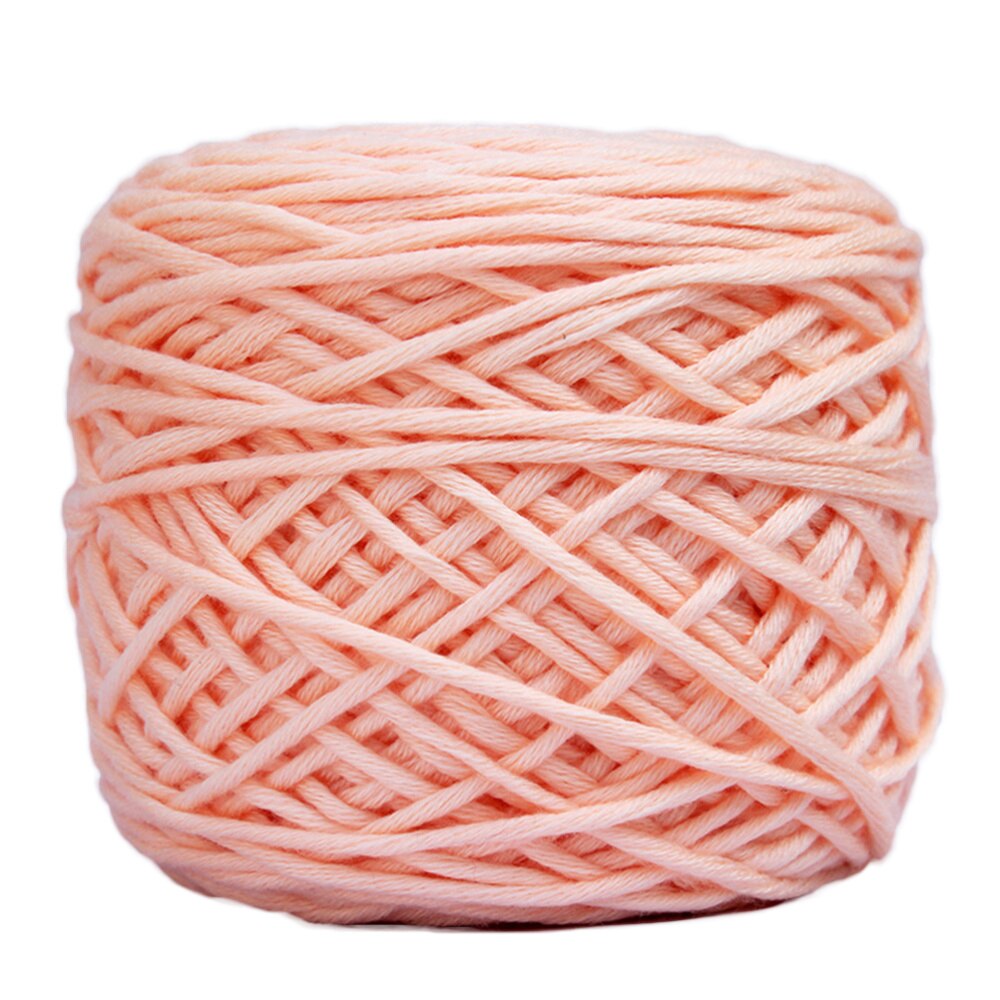 200g Smooth Crochet Cotton Thread Knitting Wool Yarn for Crochet and Knitting (White): Pink 1