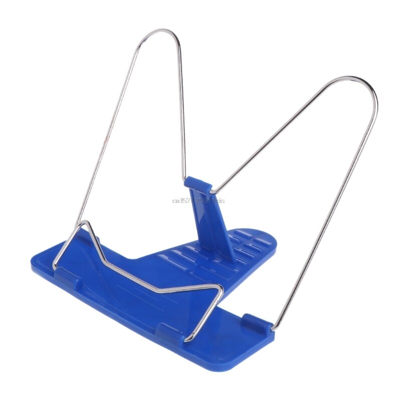 Nowy regulowany kąt metalowy stojak na książki składany przenośny dokument czytnik książek: 1