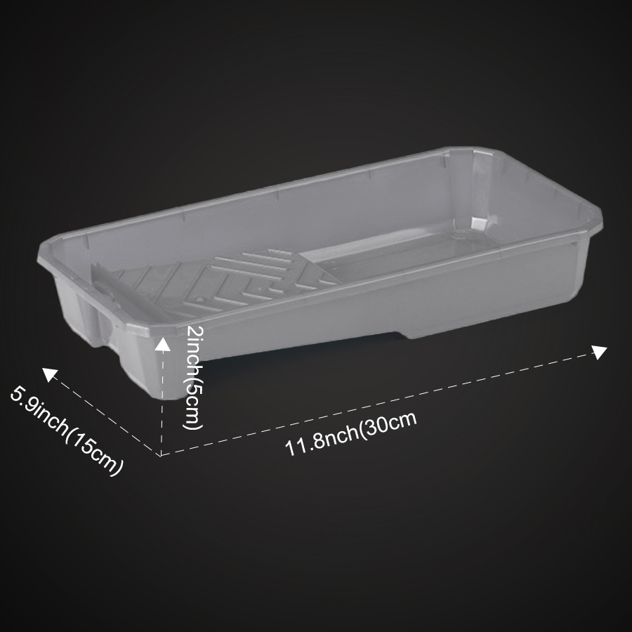 4-delige set voordelige verfbakken met 3 wegwerpvoeringen voor gemakkelijke en tijdbesparende snelle constructie.