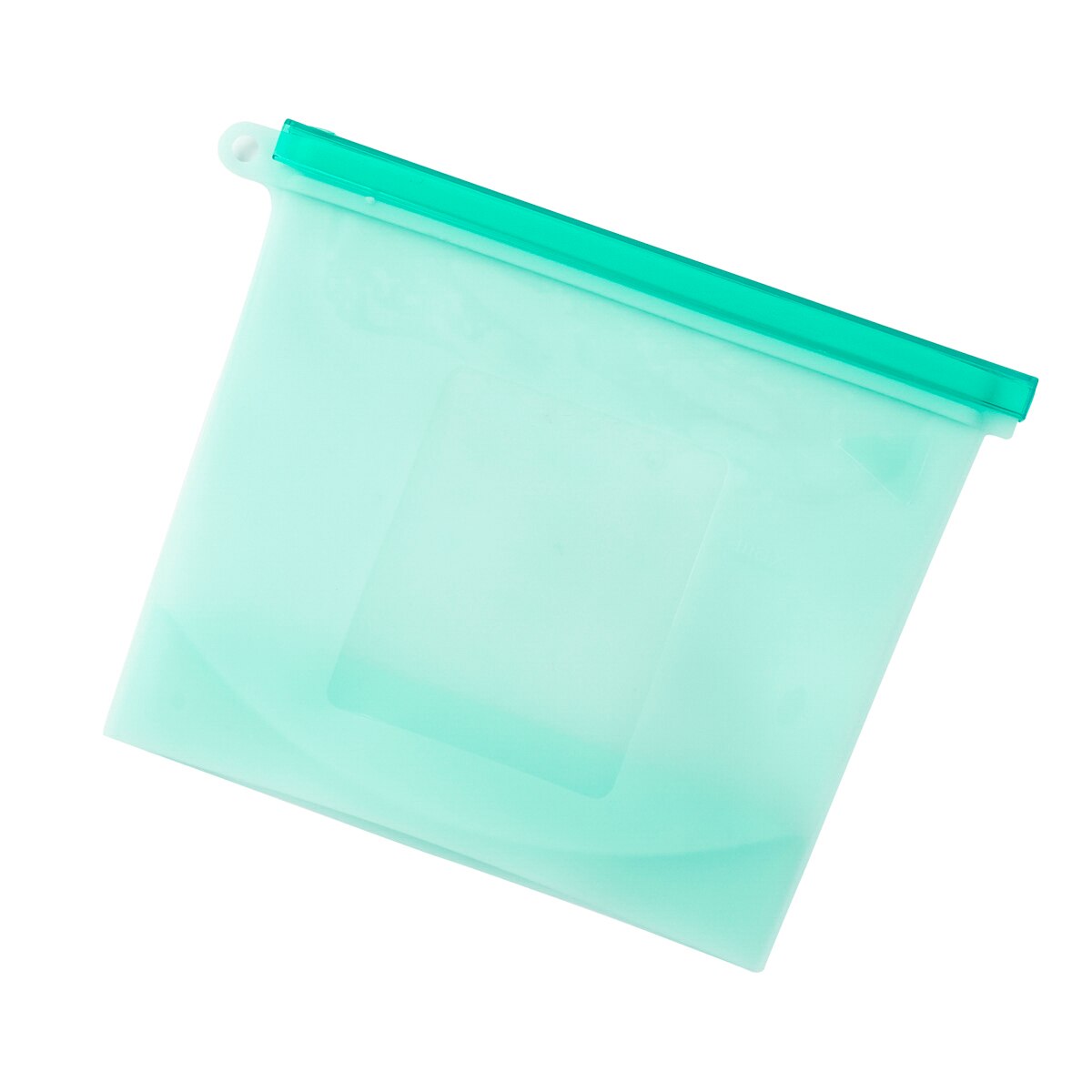1.5L wiederverwendbar Ziplock Vakuum StorageBag Silikon Lebensmittel Gefrierschrank frisch Erhaltung: Grün