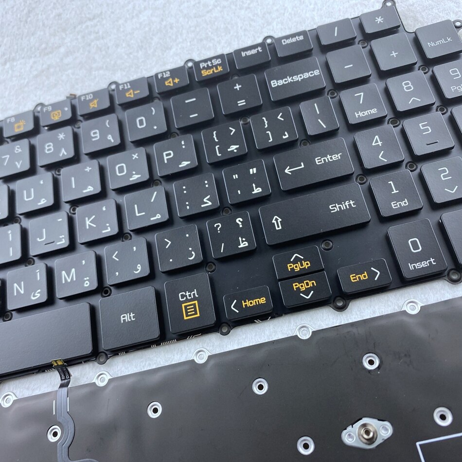 Arabic Backlit Laptop Keyboard for LG 15Z980 15Z980-G 15Z980-H 15Z980-M 15Z980-T 15ZD980 15ZD980-G 15ZD980-H 15ZD980-M AR Layout