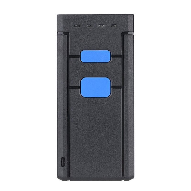 Mini trådløs bluetooth stregkodescannere stregkodescannere ccd stregkodelæser bærbar trådløs one size rødt lys: Default Title
