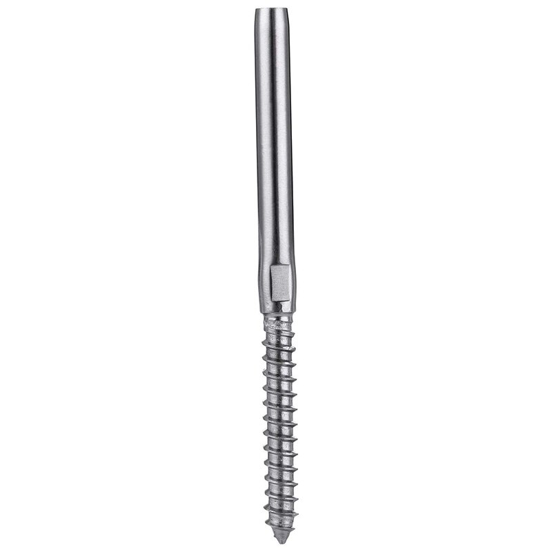 Gesenk Verzögerung Schrauben Verknüpfungen & Rechts für 1/8 Zoll Kabel Geländer, 316 Edelstahl Treppen Deck Geländer Holz Post Baluster System 30 P