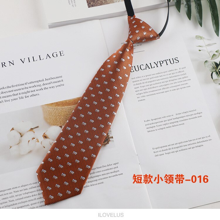 Cravate en soie avec dessin animé pour garçons et enfants, rayée, élastique, couleur unie, accessoires de fête de mariage, nouvelle