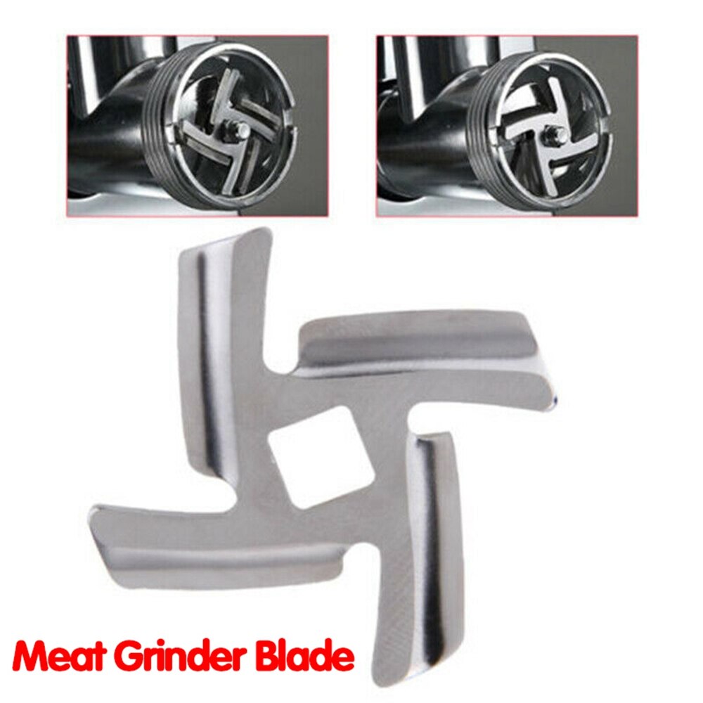 1 Set Steel Kitchen Meat fittings cutter rod Grinder Sausage Filling Attachment For KitchenAid Blender Cross razor Accessory