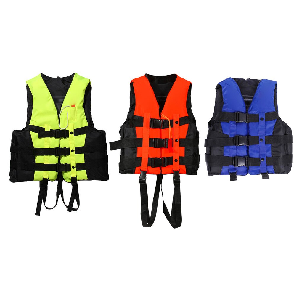 AOTU Water Sports Polyester Adult Life Jacket Swimming Boating Ski Drifting Vest Outdoor Survival Suit with Whistle