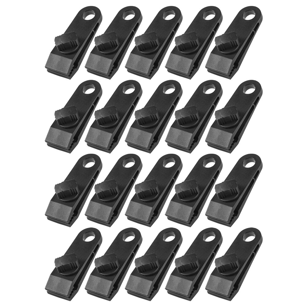 2/10Pcs Tent Clip Adjustable Nylon Heavy Duty Windproof Awning Clamp Outdoor Camping Fixed Tent Alligator Clip Jaw Grip Trap