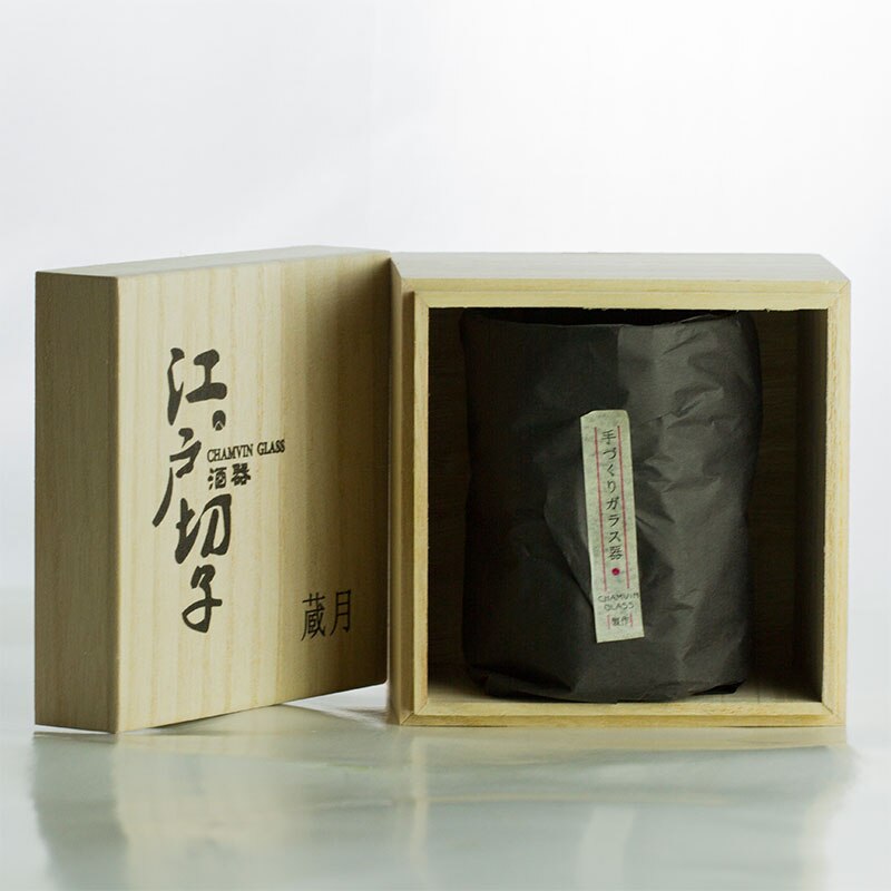 Begrænset japansk stil edo whisky glas mester håndlavet vin blyfrit glas japansk whisky kop ins trækasse pakning: Kop  x1