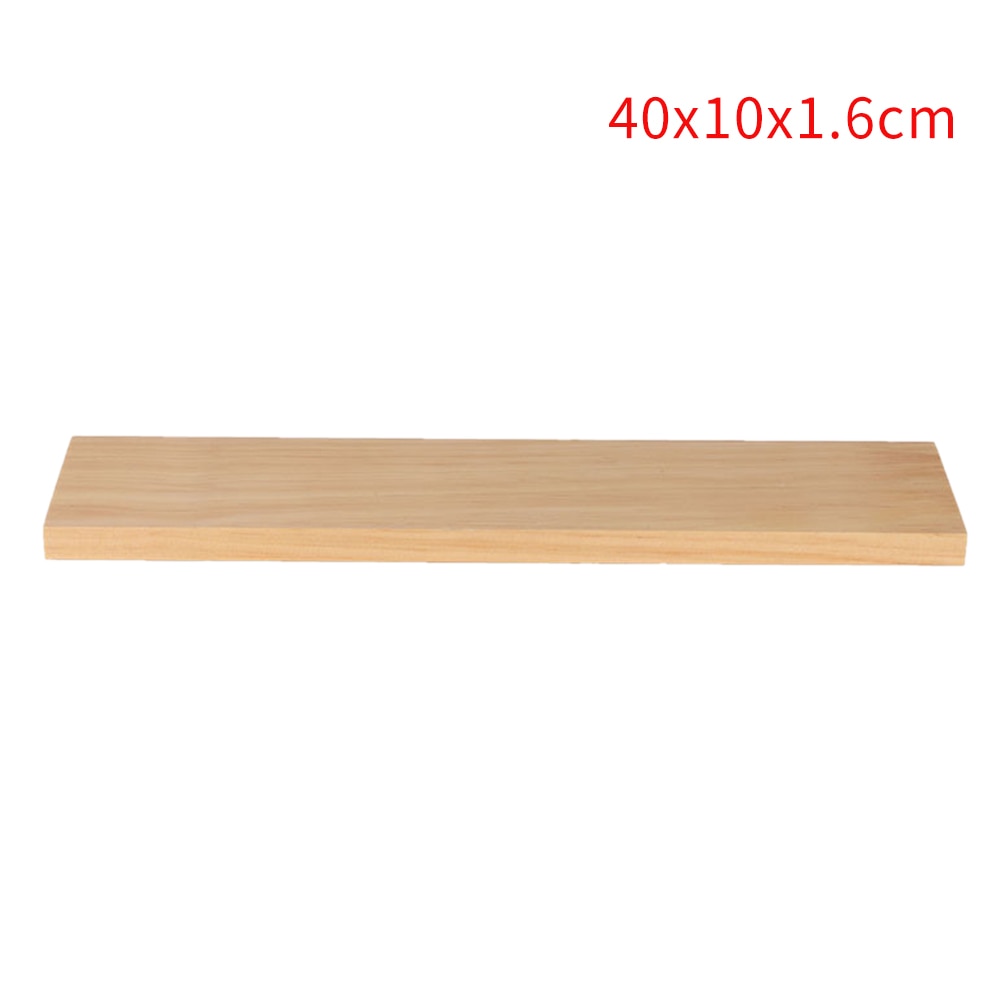 1PC Wall Shelf Holders Organizer Living Room Craft Decorative Bracket Floating Bathroom Home Office Storage Rack Wood Board
