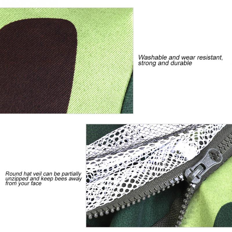 Beekeeper Protective Suit Jumpsuit Beekeeping Protection Equipment made from Strong Black Nets