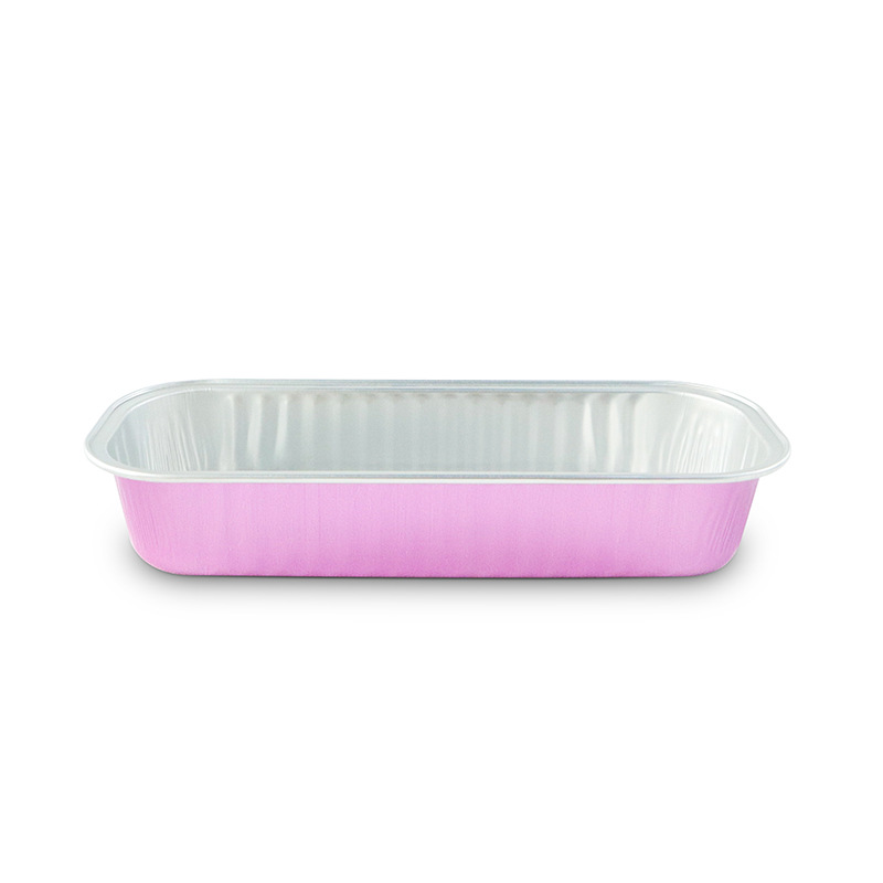 100szt. aluminium folia pieczenie ciasto skrzynka kolorowy prostokątny mały cyna Cupcake pieczenie patelnia pudding skrzynka ser deser Puchar Pakiet Boxs