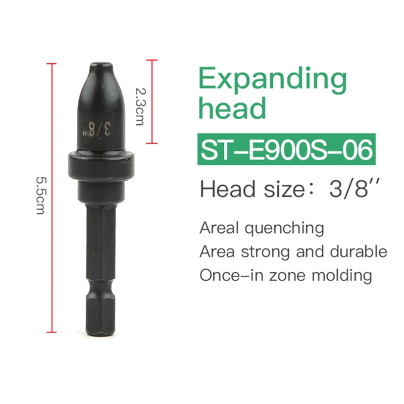 Air Conditioner Copper Pipe Tool Round Handle Tube Expander Drill Bit Repairing with 1/2 3/4 5/8 7/8 Bits