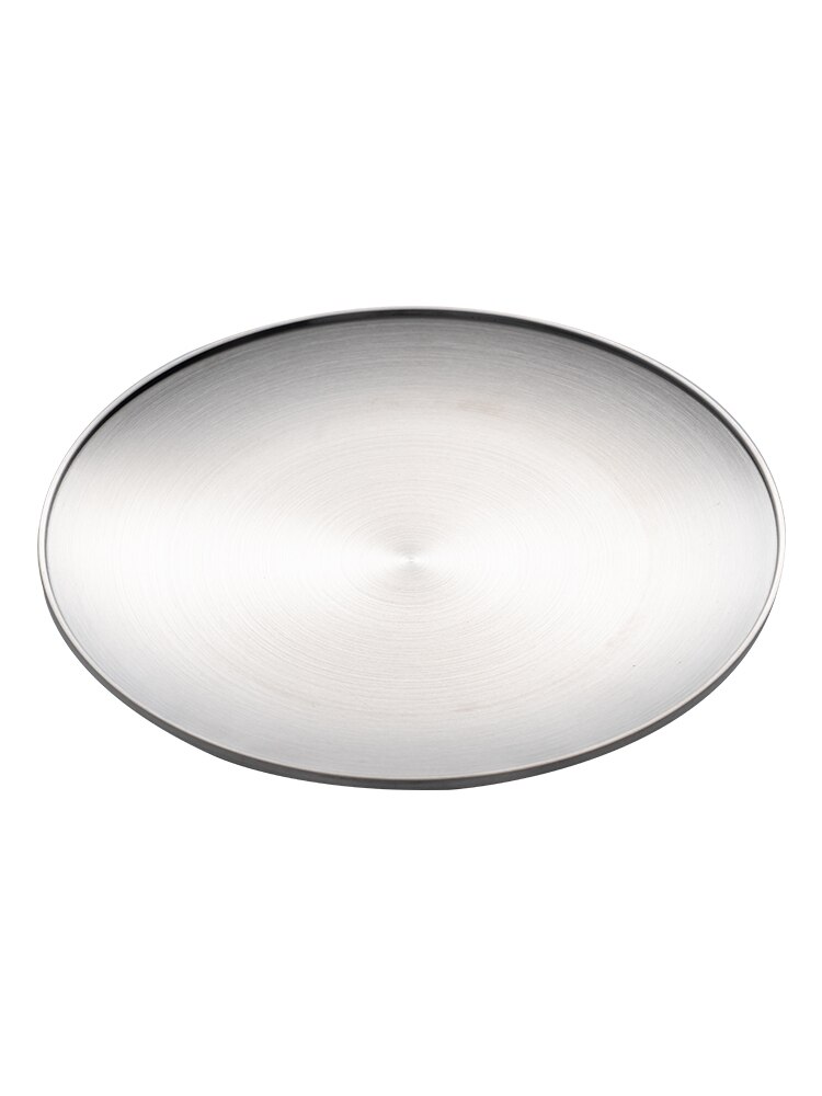 ONLYCOOK 304 Stainless Steel Steak Plate Fruit Plate 8 Inches 361/437g