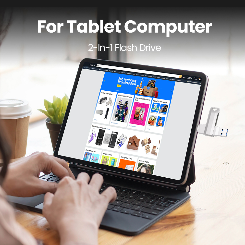 Fast Type C 3 in 1 USB 3.0 Flash Drive 16GB pendrive 32GB pen drive 64GB real capacity usb memory stick 128GB for 256GB