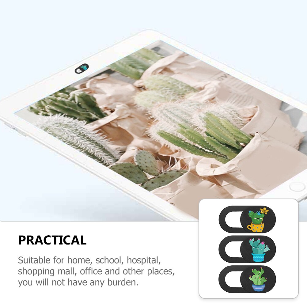 3Pcs Web Camera Cover Laptop Camera Cover Slide Computer Tablet Webcam Slider