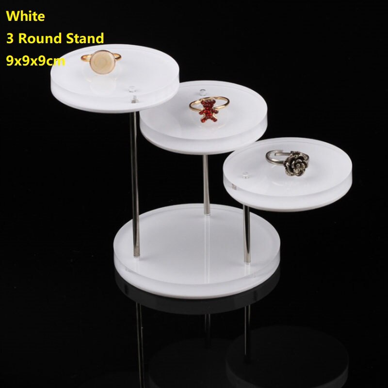 3/4/12 rund mad cupcake stativ akryl display stander til smykker/kage dessert stativ bryllup fødselsdagsfest dekorationsværktøjer: 5