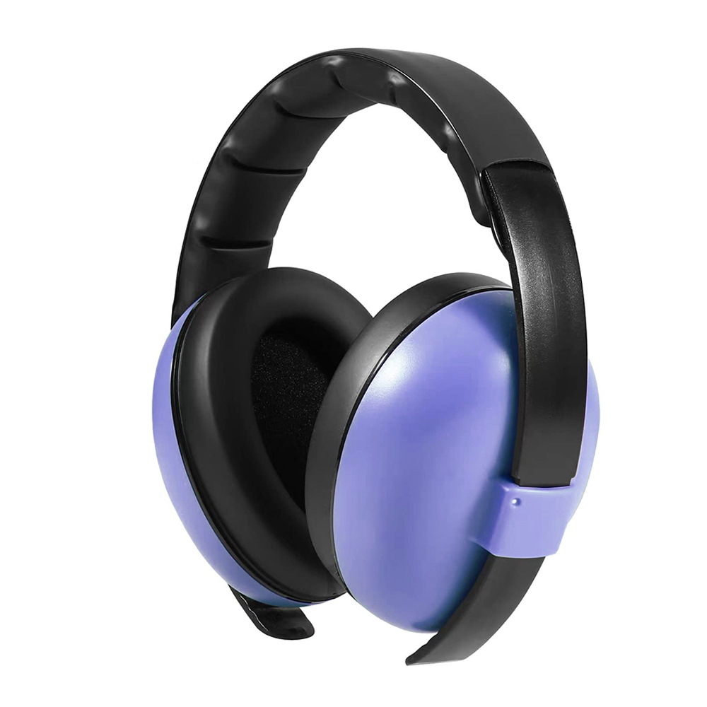 Protection auditive pour bébé, cache-oreilles passifs, casque d'écoute de sécurité, réduction du bruit, protège-oreilles pour enfants à l'autisme: MARRON