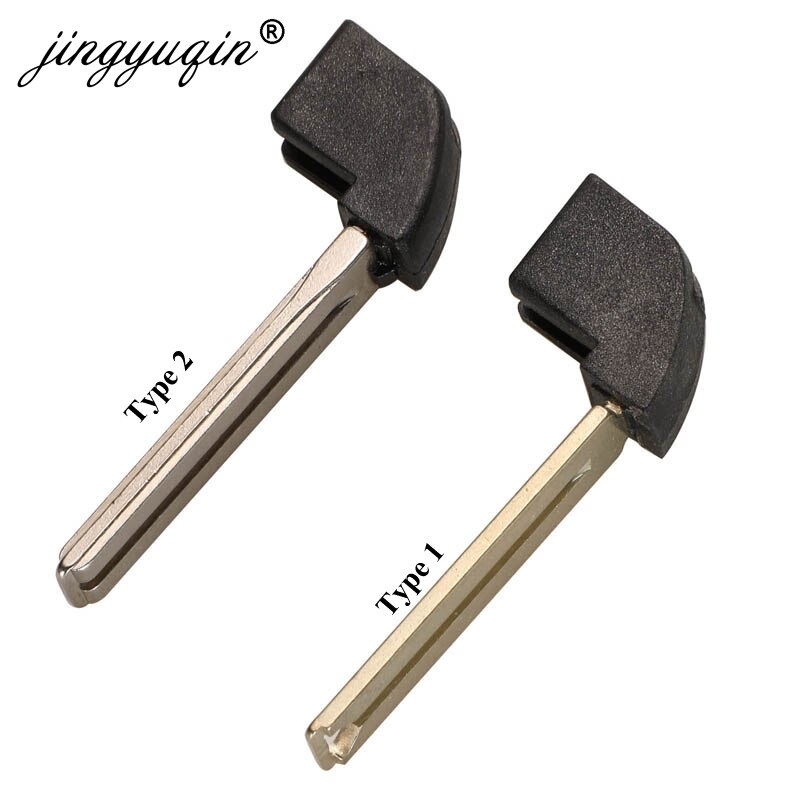 jingyuqin Smart Remote Key Insert blank Fob for Toyota Highlander Land Cruiser RAV4 Car Key Fob Uncut Blade