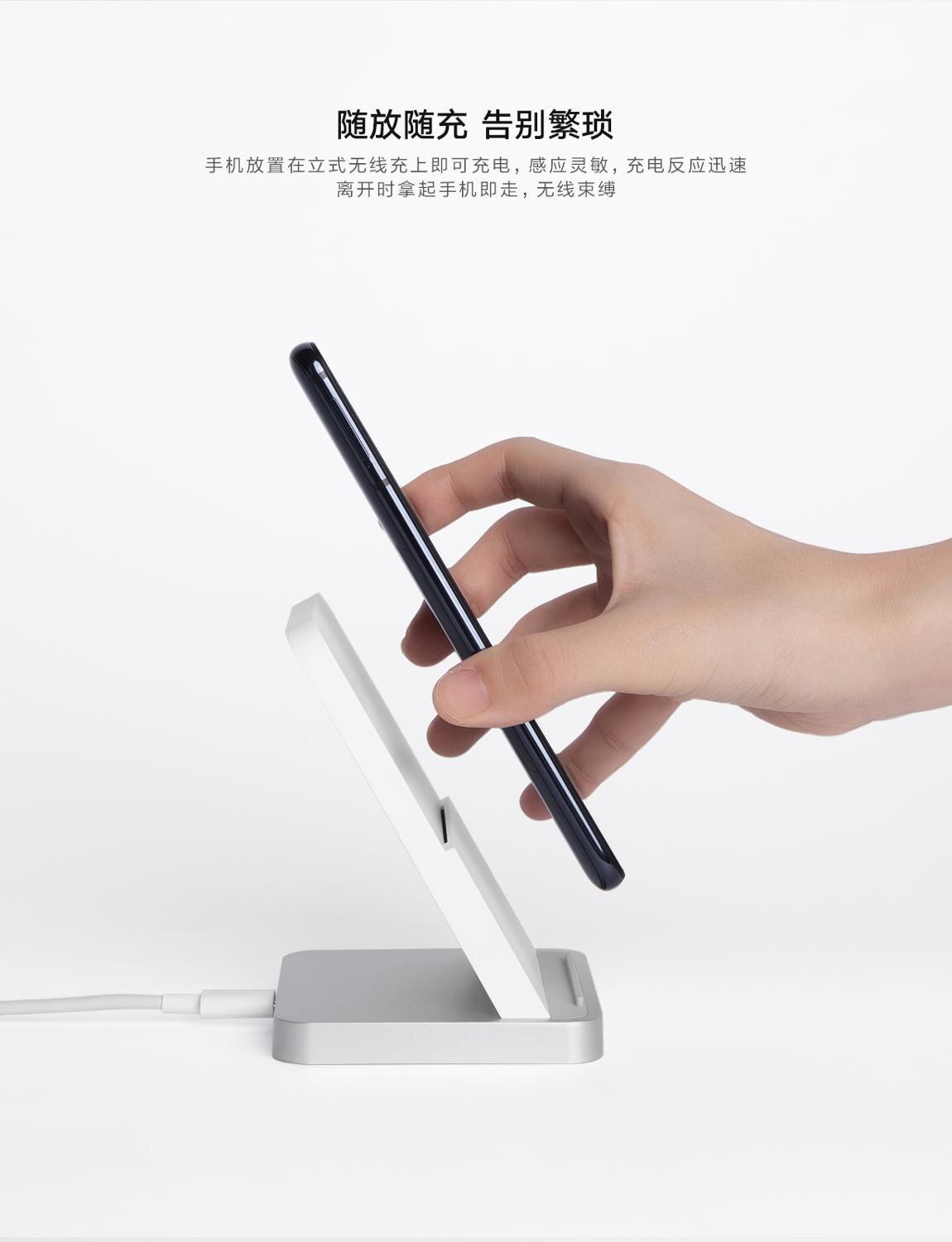 Original Xiaomi cargador inalámbrico 30W Max 19V se aplican a Xiaomi Mi9 mezclar 2S MiX 3 Qi EPP10W para iPhone XS XR XS.