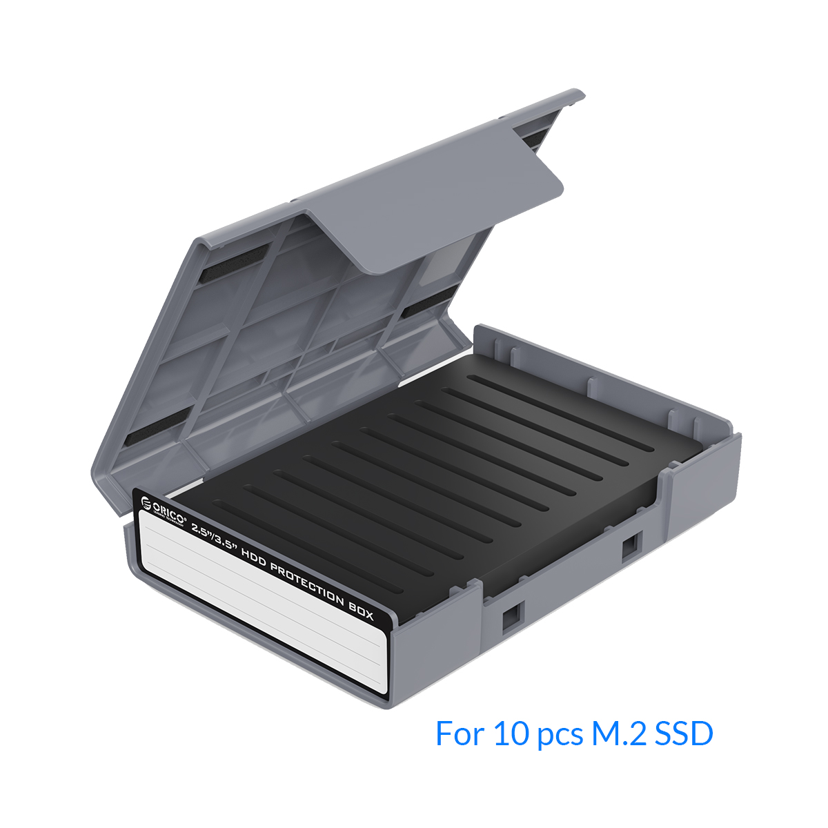 Orico Php Harde Schijf Beschermende Doos Draagbare Pp 3.5-Inch Harde Schijf Beschermende Doos Waterdichte Externe Harde Schijf Opslag doos: ORICO-PHP-M2-Grey