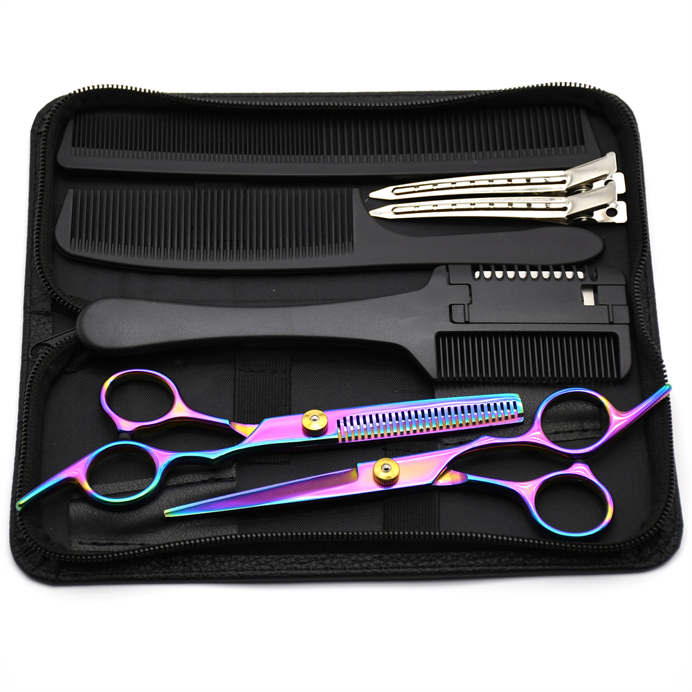 Hairdressing Scissors JP Stainless Hair Cutting Scissors Thinning Shears Barber Scissors Haircut Set: MULTI