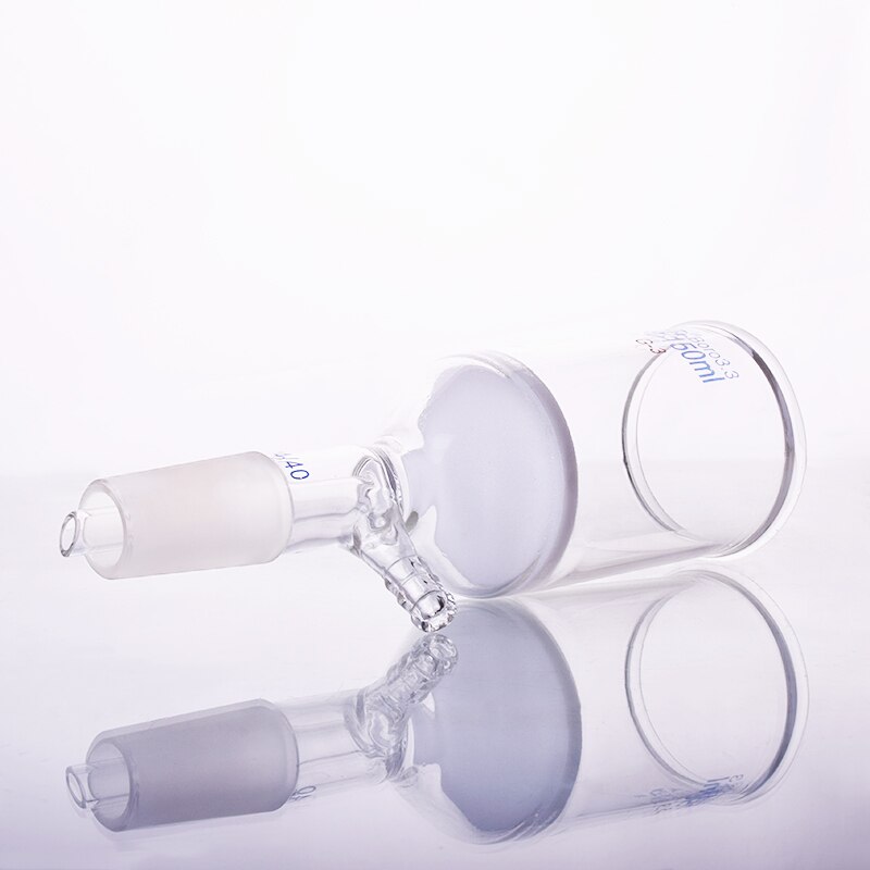 Filtration funnel,with grinding mouth sand board,Capacity 150ml,Joint 24/40,Sand board specifications G3,Bush funnel,sand board