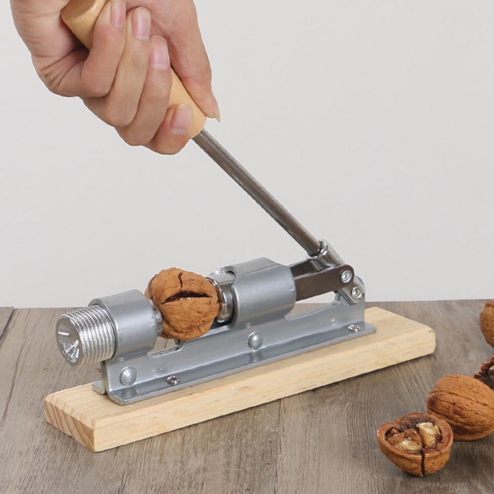 Manual Stainless Steel Nut Cracker Mechanical Sheller Walnut Nutcracker Fast Opener Kitchen Tools Fruits And Vegetables