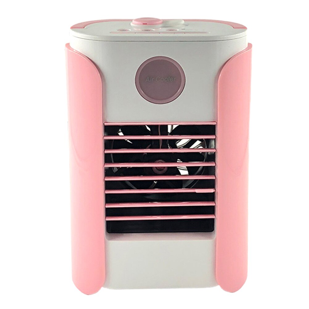 Spot Rechargeable Water-cooled Air Conditioner Portable Mini Air Cooler Humidifier Cooling Fan for Home Office Hogard