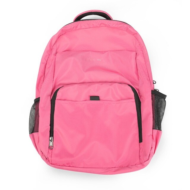 Tigernu kvinder mini tasker college rygsække pige skole rygsæk taske til teenagere 14.1 tommer pink/blå mochila feminina taske: Rosenrød