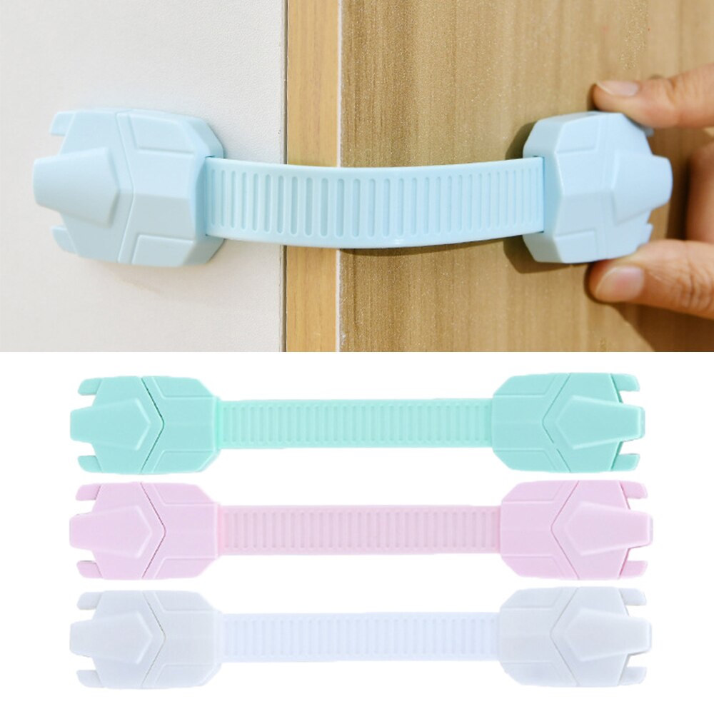 1pc Child Safety Locks for Refrigerators Drawer Door Baby Safe Protection From Children Lock Castle Security Blocker Padlock