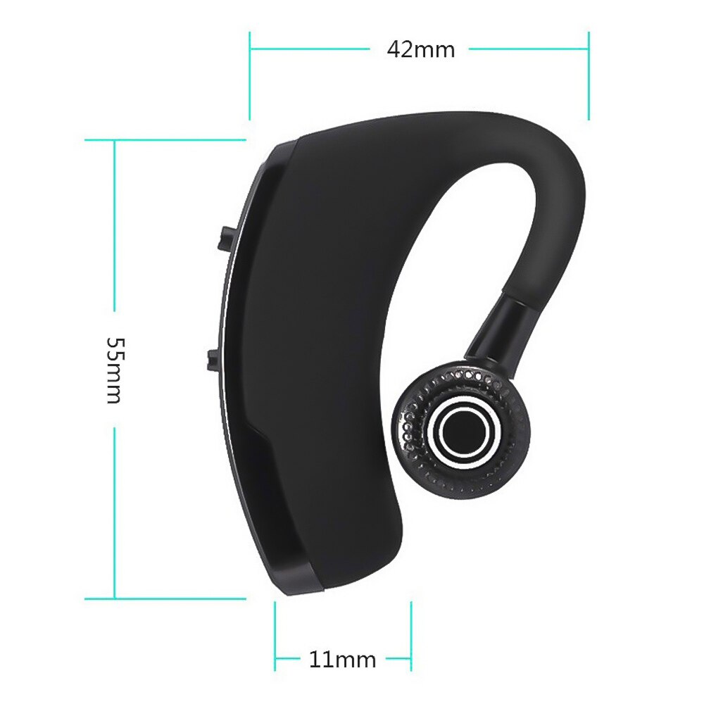 Single-Ear V9 Blutooth Oortelefoon Draadloze Stereo Hoofdtelefoon Bluetooth Handen In Auto Kit Met Mic Voor Iphone Samsung Huawei