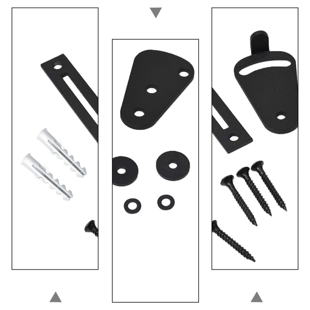 13 Pcs Latch Durable Premium Sliding Door Lock Furniture Accessories Rolling Wood Latch for Barn Door