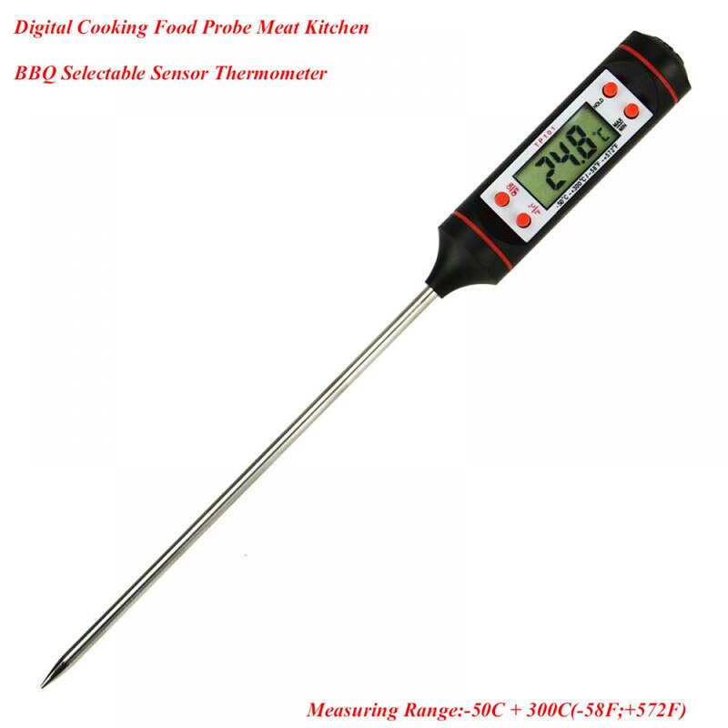 OLOEY Sonde Fleisch Küche Haus Bequem Digitale Lebensmittel Thermometer BBQ Wählbar Sensor Kochen Thermometer
