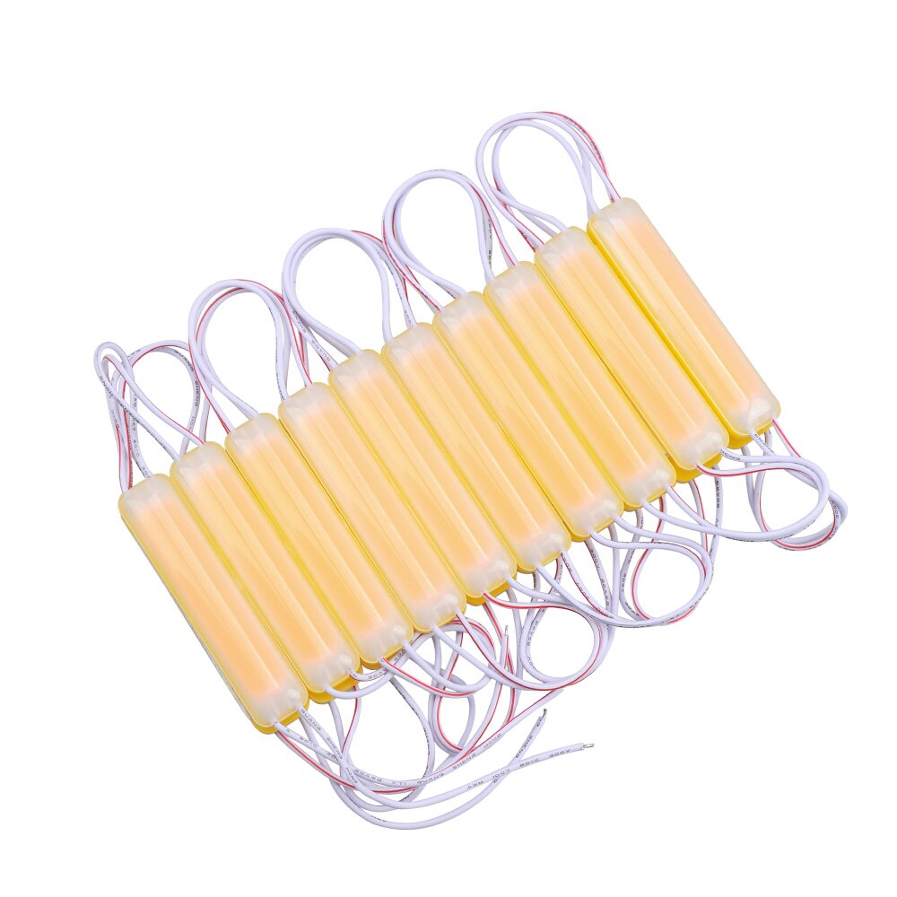 Injection COB LED Module DC12V Waterproof Advertisement LED Modules Colorful Led Backlight Channel Letter Light 20PCS/Lot: YELLOW