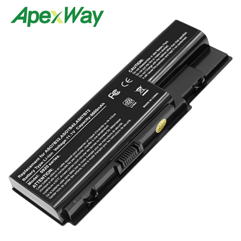 Laptop Battery AS07B31 for Acer Aspire 5310 5230 5235 5520 5720 5920 5930 6530 7520 Series For GATEWAY MC7310u MC732 MC7801u