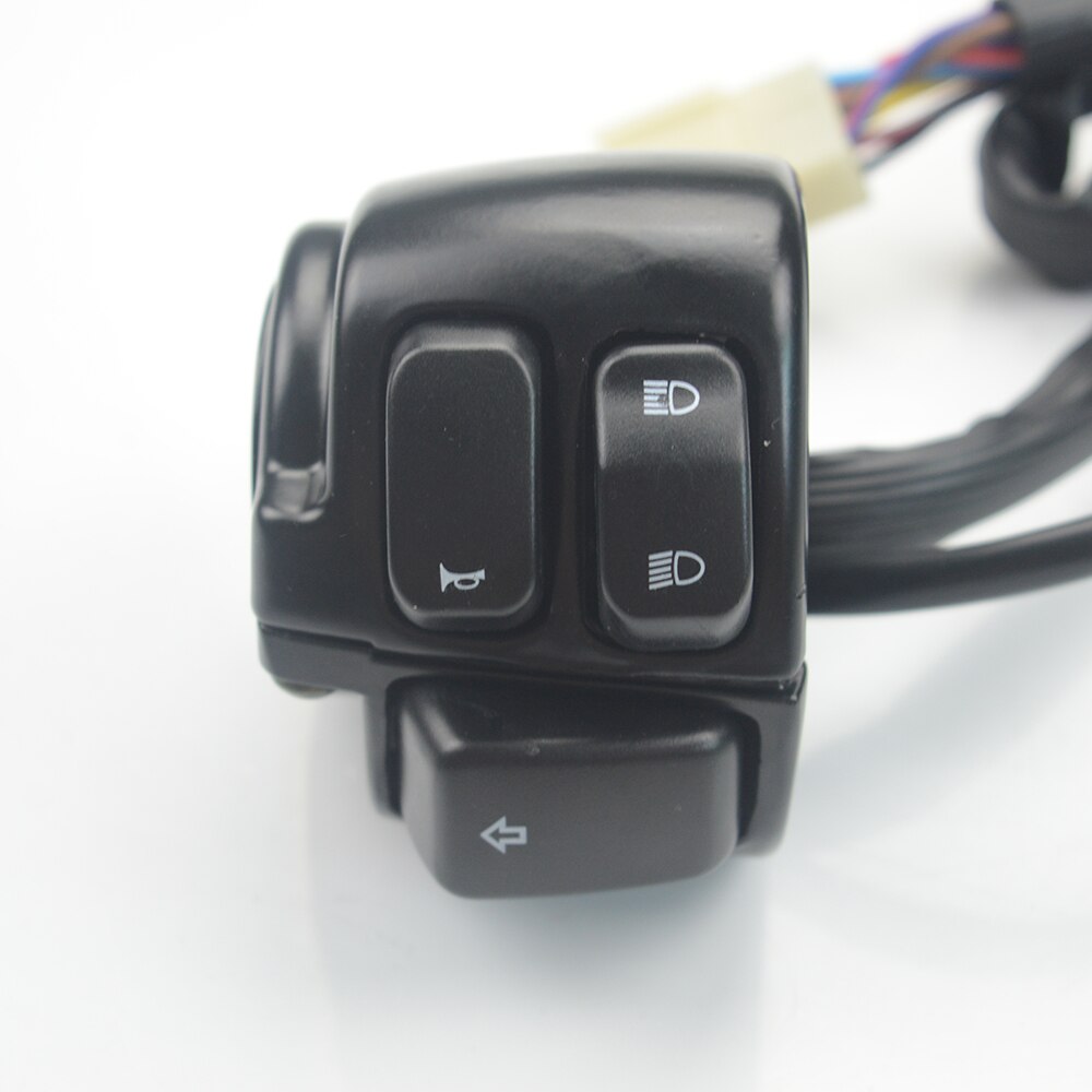 Evomosa-interrupteur à commande de klaxon pour phare de moto HARLEY, SOFTAIL 1 ", 25mm, pour harnais de câblage