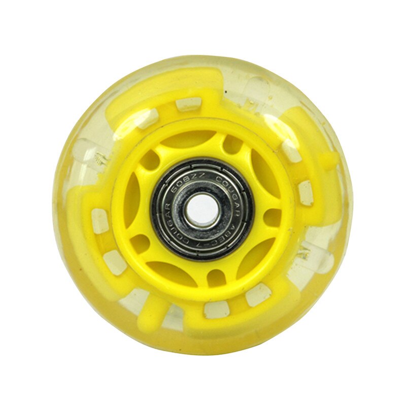 Roue de patins à roulettes pour enfants, 60mm, 64mm, 70mm, 72mm, couleur brillante, 608zz