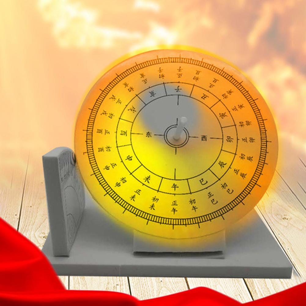 Diy Sun Clock Sundial Developing Intellectual Toy Science Experiment Kit kids Lab Set Birthday