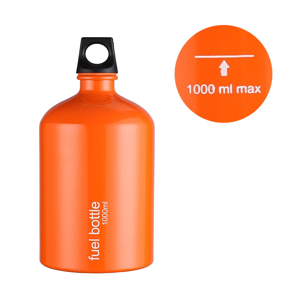 BRS Aluminium Olie Brandstof Fles Alcohol Benzine Diesel Kerosine Voor Outdoor Picknick Olie-brandende Camping Kachel 530 ml 750 ml 1000 ml
