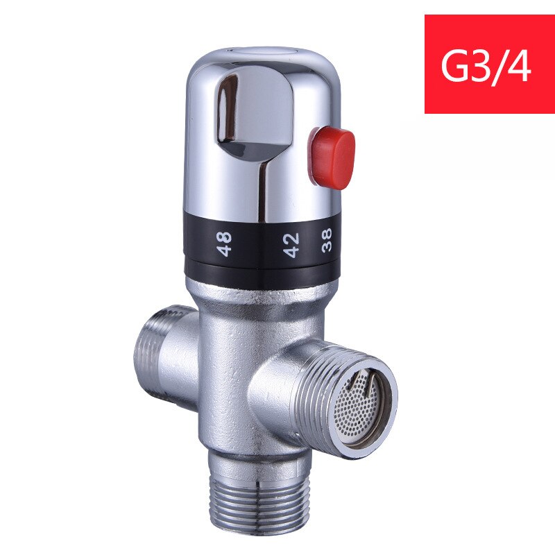 Bathroom Shower Water Thermostatic Control Valve Mixer Faucet Wall Mounted for Solar Water Heater Valve Parts Ceramic Cartridge: A2