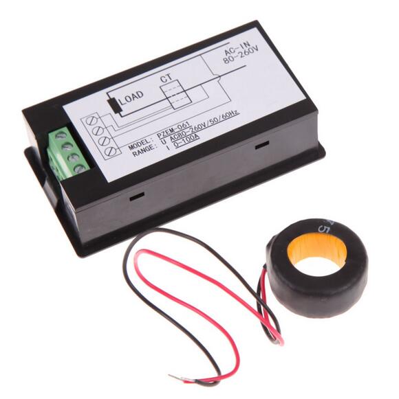 Ac 80-260V Lcd Digitale 100A Volt Watt Power Meter Amperemeter Voltmeter 110V 220V Voltage Meter